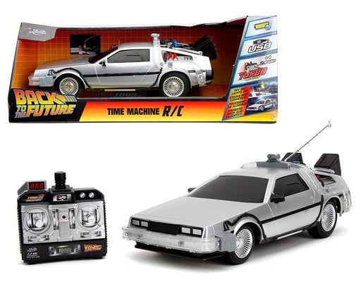 Back To The Future Time Machine with Light - Hollywood Rides R/C - Jada Radio Control 1:16 - 34627 - Passion Diecast