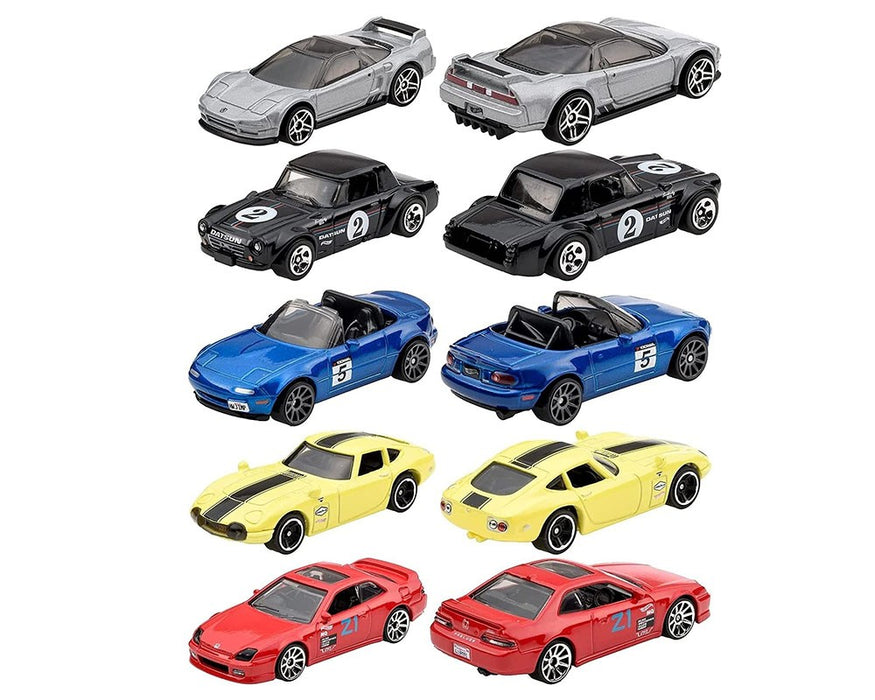 Hot Wheels 1:64 Walmart Exclusive Theme JDM - Case Assortment 5 Cars - GDG44-987B -  Passion Diecast
