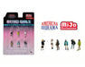 Figures Metro Girls - 6-piece metal set - American Diorama - 1/64 - AD-2408  Passion Diecast