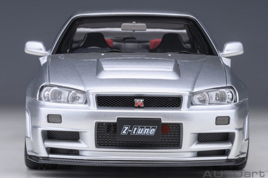 NISMO R34 GT-R Z-TUNE (Z-TUNE SILVER) - Autoart - 77461 Passion Diecast