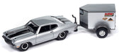 Bryant Goldstone - 1970 Chevrolet Chevelle with Enclosed Trailer - Tow & Go - Johnny Lightning  1:64 - JLBT020 C