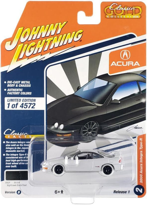(CHASE) 2000 Acura Integra Type R in Nighthawk Black Pearl - Johnny Lightning 1/64 - JLSP322 BGR Passion Diecast