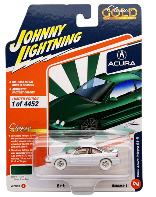 (CHASE) 2000 Acura Integra Type R in Clover Green Pearl - Johnny Lightning 1/64 - JLSP322 AGR Passion Diecast
