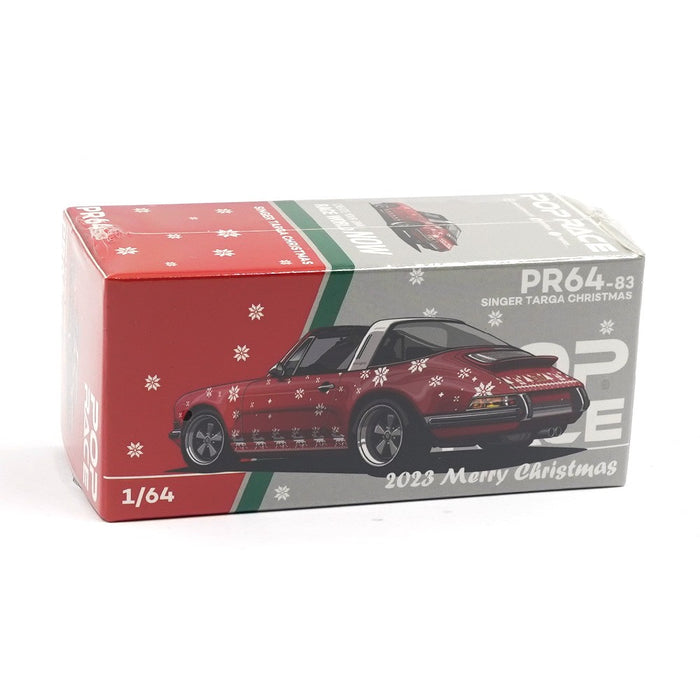 SINGER TARGA CHRISTMAS EDITION 2023 - Pop Race 1:64 - PR640083 -  Passion Diecast 