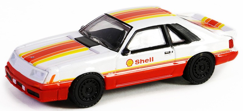 1982 Ford Mustang GT - Shell Oil Special Edition Series 2 - 1/64 Greenlight - 41155 E