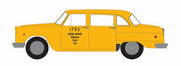 Yellow Cab - 1980 Checker Taxicab - Ferris Buellers Day Off (1986) - Hollywood Series 42 - 1/64 Greenlight - 62030 C