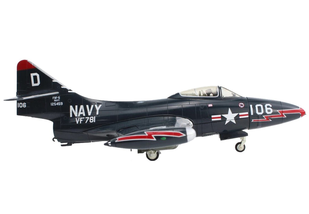 (Preorder) Grumman F9F-5 Panther / USN VF-781 Pacemakers, Lt. R. Williams, USS Oriskany, Korea, 1952 / Hobby Master 1:48 HA7210B