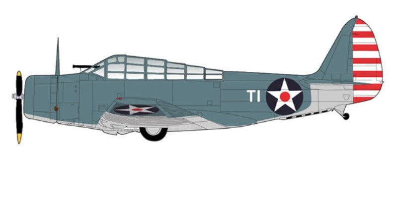 Douglas TBD-1 Devastator / USN VT-2, Lt. Cdr J. Brett, USS Lexington May 1942 / SkyMax 1:72 SM8011