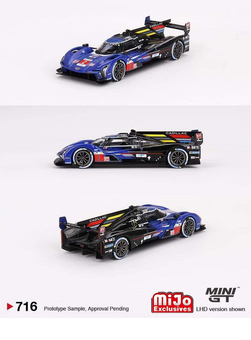 Cadillac V-Series.R No.2 Cadillac Racing 2023 Le Mans 24 Hrs 3rd Place - Mini GT - 1:64 - MGT00716 Passion Diecast