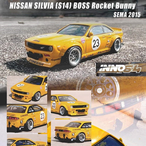 Nissan Silvia (S14) Boss ROCKET BUNNY Sema 2015 - INNO 64 - 1/64 - IN64-S14B-RBS15 Passion Diecast