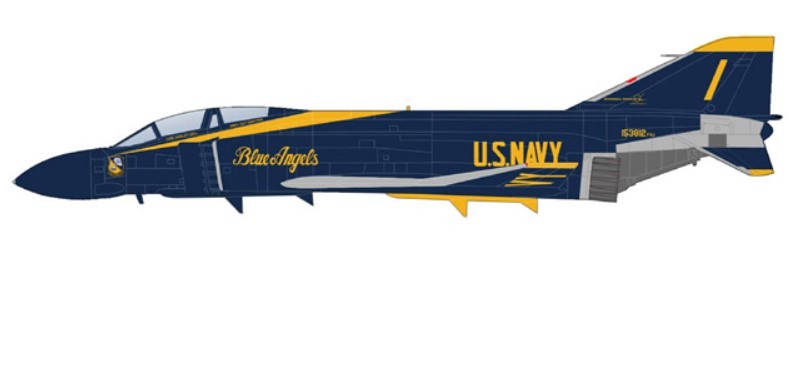 McDonnell Douglas F-4J Phantom / USN Blue Angels, no. 1, 1970 / Hobby Master 1:72 HA19059