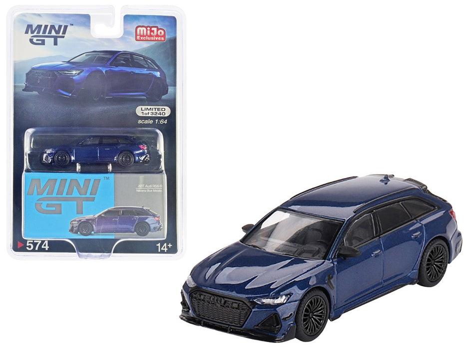 Audi ABT RS6-R Navarra Blue Metallic - Mini GT - 1:64 - MGT00574 Passion Diecast