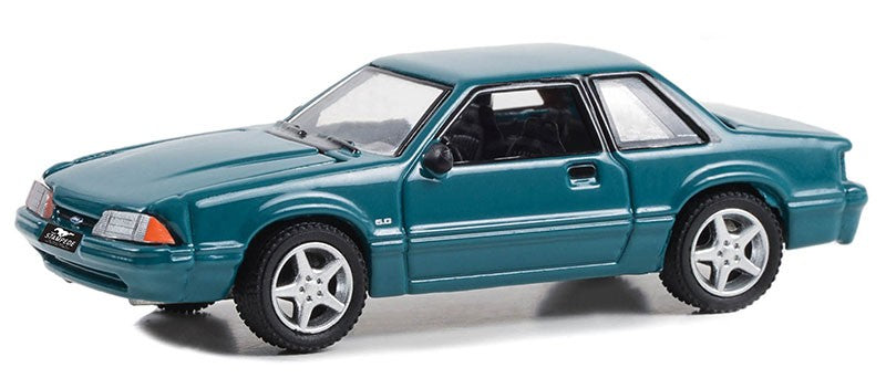 1992 Ford Mustang LX 5.0 in Deep Emerald Green - The Drive Home to the Mustang Stampede Series 1 - 1/64 Greenlight - 13340 C
