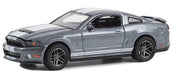 2010 Shelby GT500 Sterling Grey Metallic & Stripes - The Drive Home to the Mustang Stampede Series 1 - 1/64 Greenlight - 13340 D