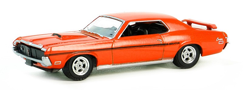 1969 Mercury Cougar Eliminator in Competition Orange - GL Muscle Series 28 - 1/64 Greenlight - 13350 A