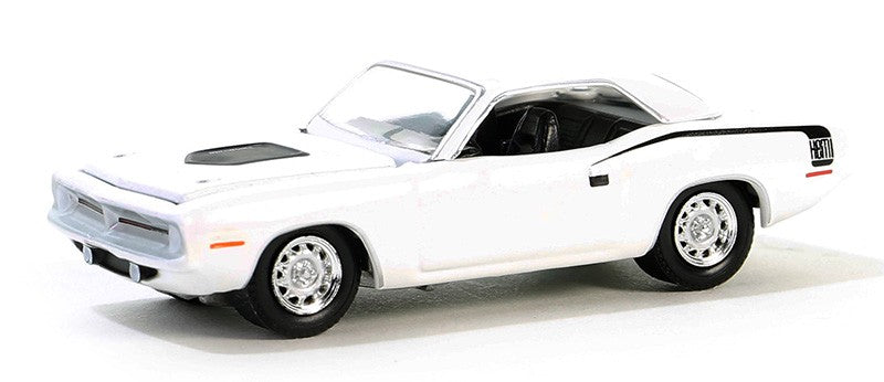 1970 Plymouth Hemi Cuda in Apline White - GL Muscle Series 28 - 1/64 Greenlight - 13350 B
