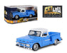 1966 Chevrolet C10 Stepside w/ White Top Lowrider (Blue)  - Get Low - Motormax 1-24 - 79035 BL - Passion Diecast 