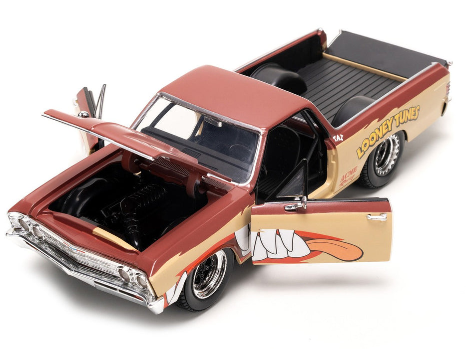 Looney Tunes Tasmanian Devil & 1967 Chevrolet El Camino - Hollywood Rides - Jada 1/24 - 35130