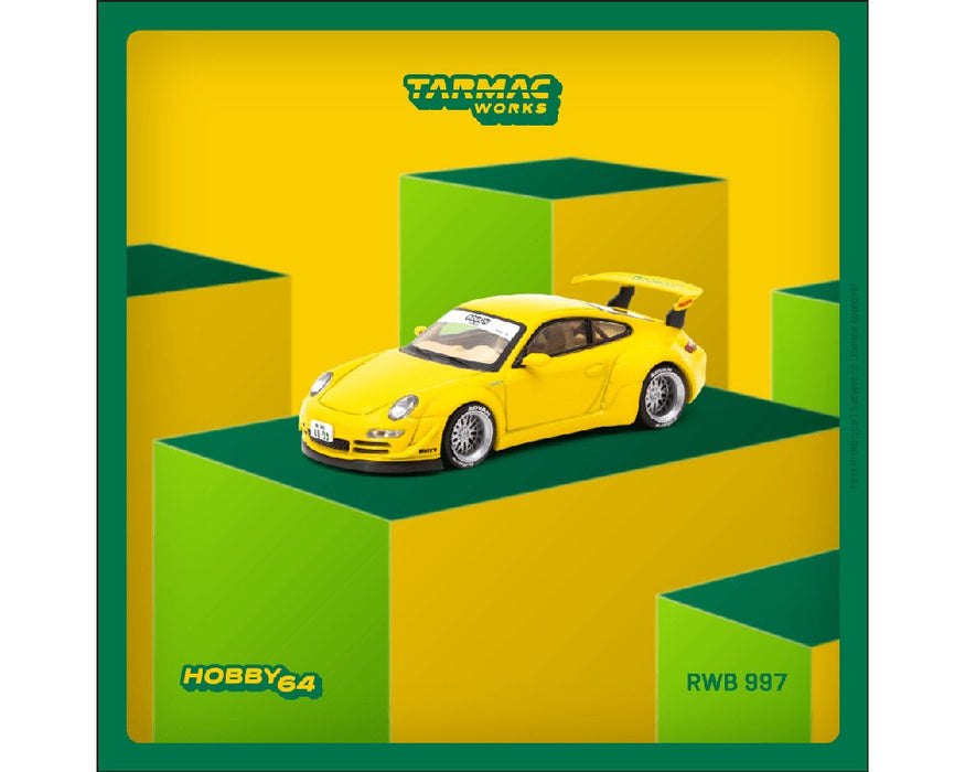 RWB 997 NOTTING HILL - Yellow - Tarmac Works - 1/64 - T64-057-NO Passion Diecast
