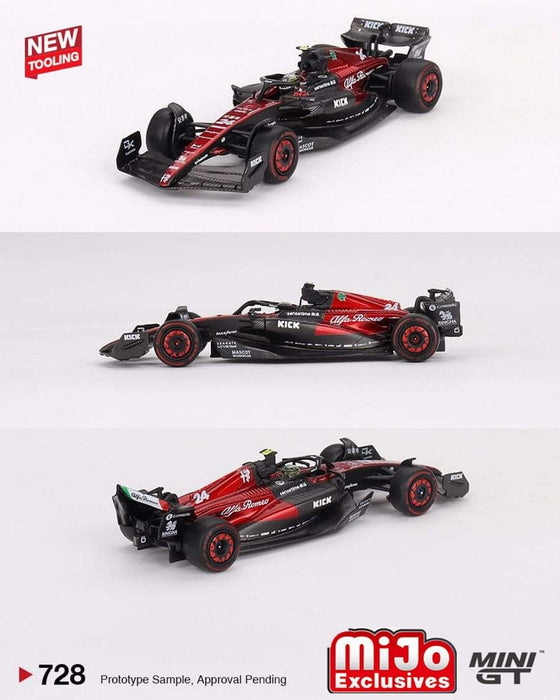 Alfa Romeo C43 No.24 Zhou Guanyu 2023 F1 2023 Australian GP - Mini GT - 1:64 - MGT00728 Passion Diecast