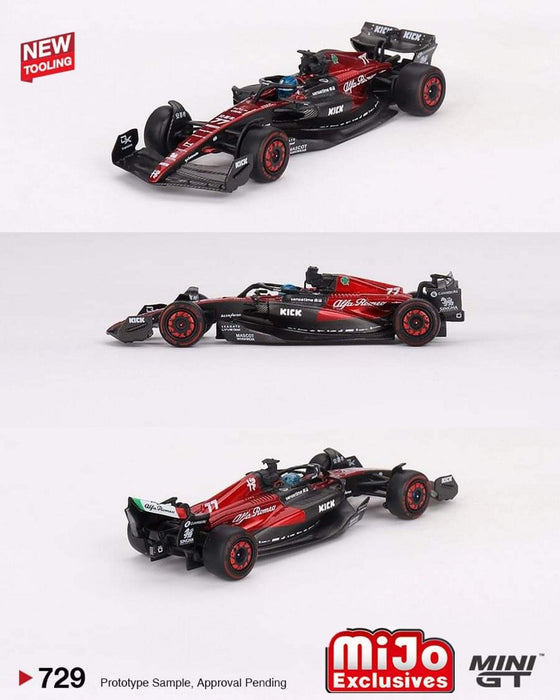 Alfa Romeo C43 No.77 Valtteri Bottas 2023 F1 2023 Australian GP - Mini GT - 1:64 - MGT00729 Passion Diecast