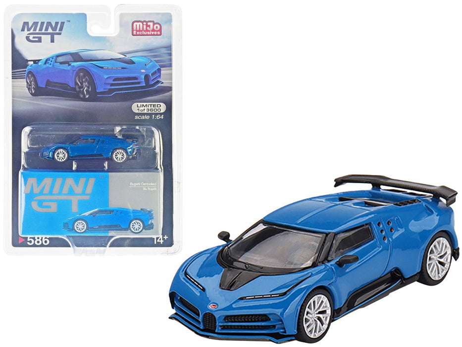 Bugatti Centodieci Blu Bugatti - Masai Rouge - Mini GT - 1:64 - MGT00586 Passion Diecast
