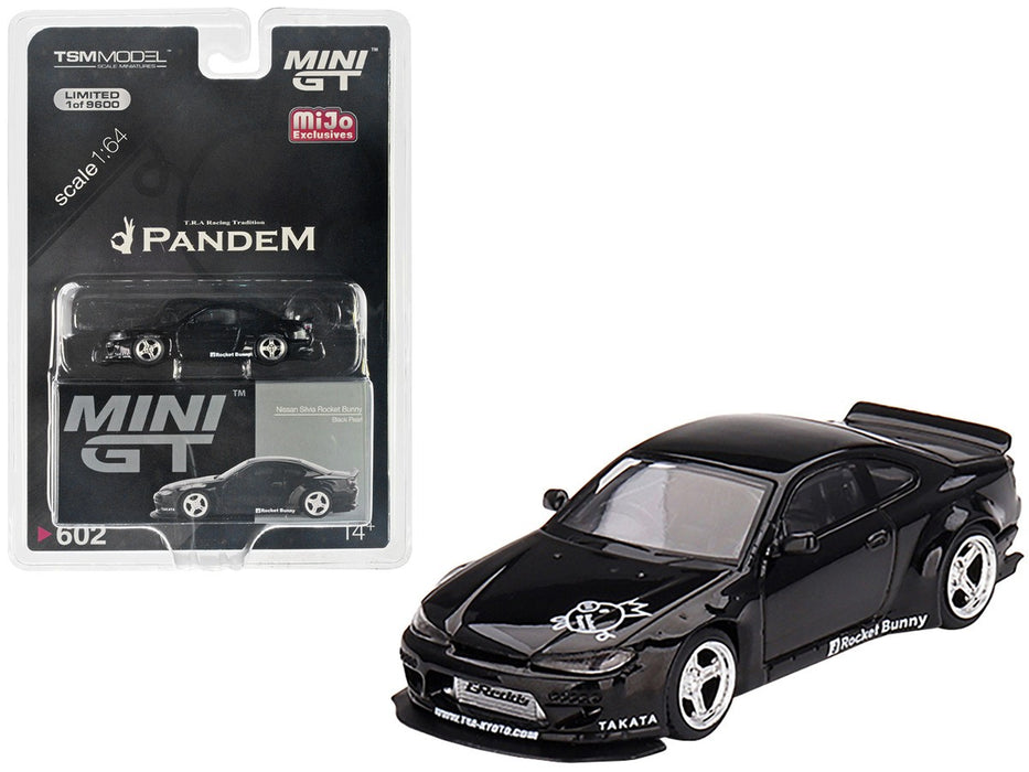 (Preorder) Nissan Silvia (S15) Rocket Bunny Black Pearl - Mini GT - 1:64 - MGT00602 Passion Diecast