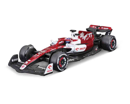 Alfa Romeo 2022 F1 Team Bahrain GP No.77 Valtteri Bottas - Bburago - 1/43 - 18-38068VB