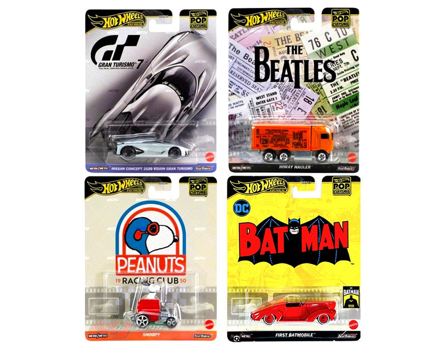 Hot Wheels 1:64 Pop Culture 2024 B Case - Assortment Set Of 4 Cars - HXD63-956B -  Passion Diecast