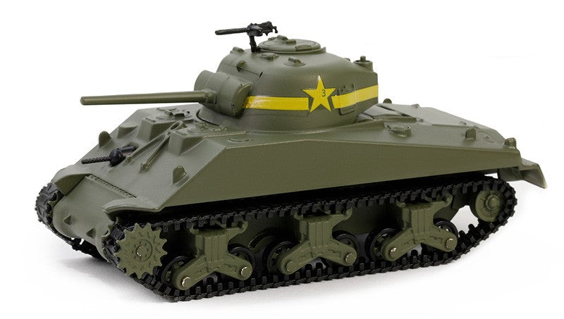 1943 M4 Sherman Tank US Army World War II - Battalion 64 Series 4 - 1/64 Greenlight - 61040 C