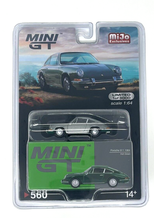 (CHASE CAR) Porsche 911 1963 Irish Green - Mini GT - 1:64 - MGT00560GR Passion Diecast