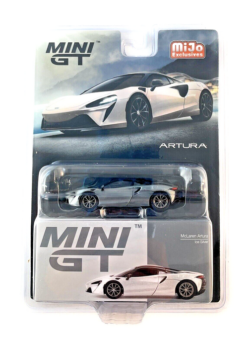 (CHASE CAR) McLaren Artura - Ice Silver - LHD - Mini GT - 1:64 - MGT00581GR Passion Diecast