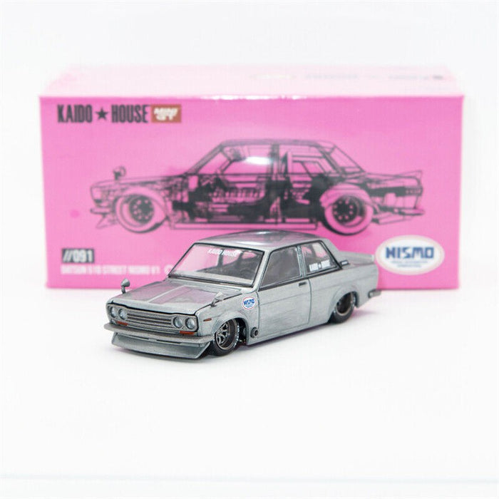 (CHASE CAR) Kaido★House - Datsun 510 Street KAIDO GT V1 - Mini GT - Mijo Exclusives - 1/64 - KHMG091GR