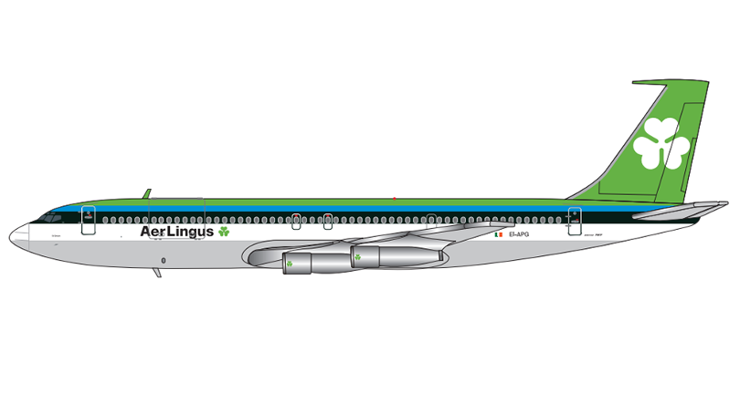 Aer Lingus Boeing Boeing 707-300C / EI-APG / JC Wings  1:400 / BB4-707-001