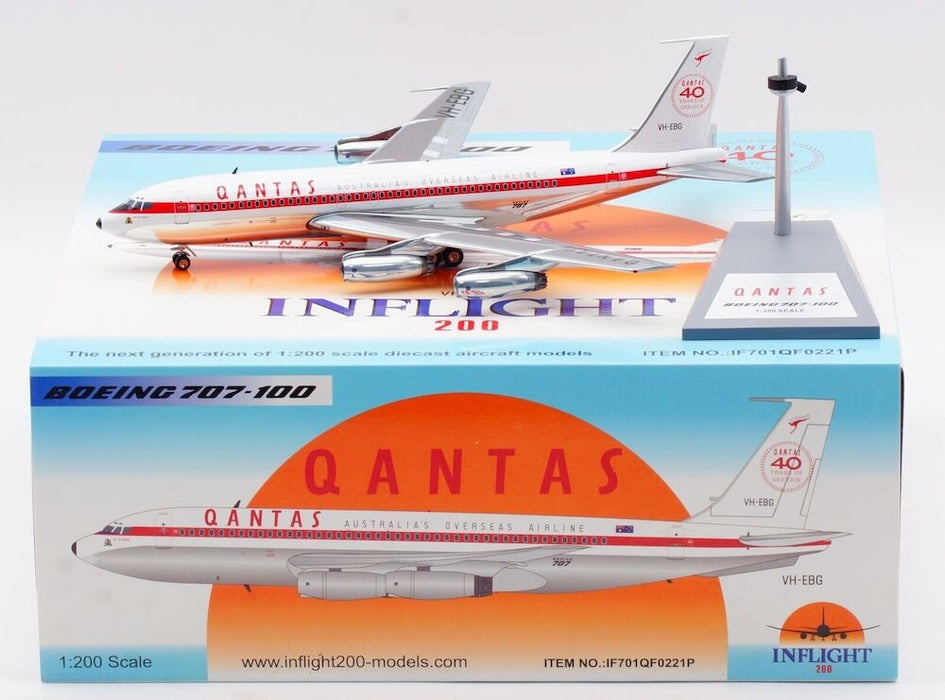 Qantas Boeing 707-100 / VH-EBG / Inflight 200 / 1:200 / IF701QF0221P