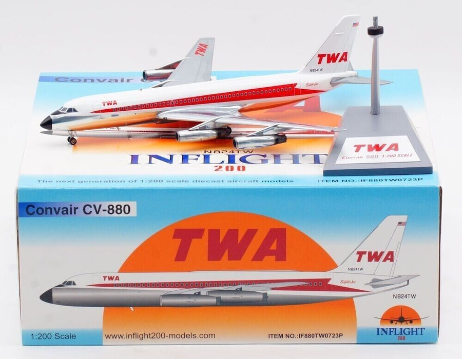 TWA Convair CV880 / N824TW / Inflight 200 / 1:200 / IF880TW0723P