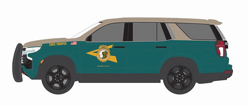 New Hampshire State Police - 2023 Chevrolet Tahoe Police Pursuit - Hot Pursuit Series 46 - 1/64 Greenlight - 43040 F