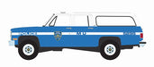 NYPD - 1990 Chevrolet Suburban K2500 Scottsdale - Hot Pursuit Series 46 - 1/64 Greenlight - 43040 D