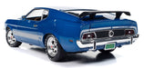 1973 Ford Mustang Mach 1 in Blue Glow - Class of 1973 - Auto World / American Muscle 1/18 - AMM1323