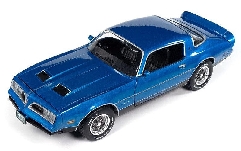 1978 Pontiac Firebird Formula in Martinique Blue - Auto World / American Muscle 1/18 - AMM1331 Passion Diecast