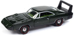 1969 Dodge Charger Daytona Dark Green Mecum Auctions - Johnny Lightning 1/64 - JLSP370 Passion Diecast