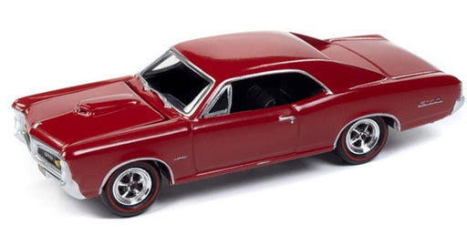 1966 Pontiac GTO USPS Montero Red - Johnny Lightning 1/64 - JLSP372 Passion Diecast