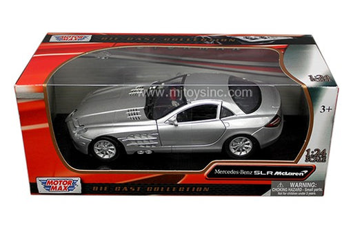 2004 Mercedes-Benz SLR McLaren - Motormax 1-24 - 73306 SIL - Passion Diecast