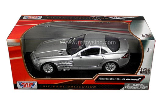 2004 Mercedes-Benz SLR McLaren - Motormax 1-24 - 73306 SIL - Passion Diecast