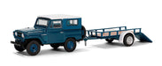 1961 Nissian Patrol Hard Top with Utility Trailer - Hitch & Tow Series 31 - Greenlight - 1-64 - 32310 A