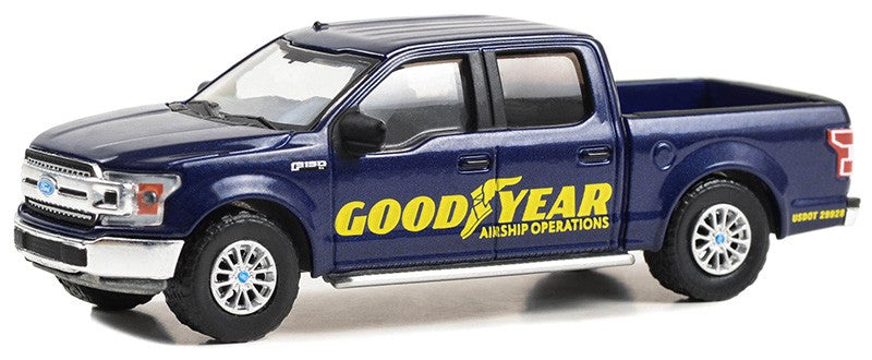 Goodyear Airship Operations - 2020 Ford F-150 Pickup - Anniversary Collection Series 16 - 1/64 Greenlight - 28140 D