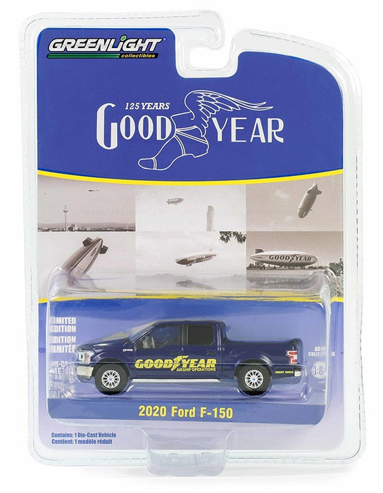 Goodyear Airship Operations - 2020 Ford F-150 Pickup - Anniversary Collection Series 16 - 1/64 Greenlight - 28140 D