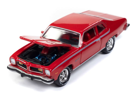 1974 Pontiac GTO in Buccaneer Red - Johnny Lightning 1/64 - JLSP366 Passion Diecast