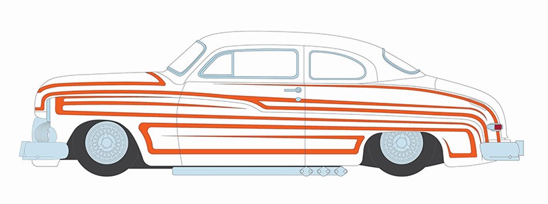 1950 Mercury Eight Coupe - California Lowriders Series 6 - 1/64 Greenlight - 63070 B