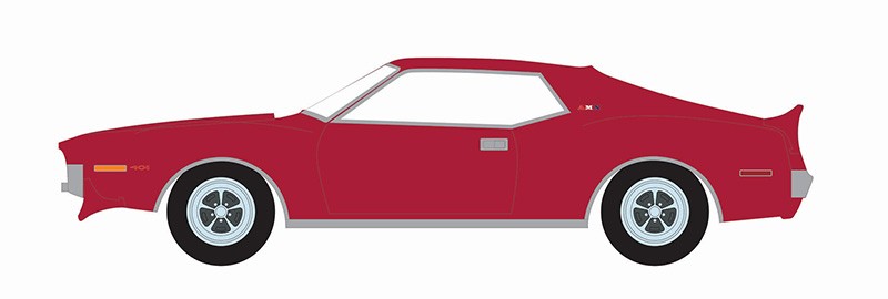 1971 AMC Javelin AMX - Showroom Floor Series 6 - 1/64 Greenlight - 68060 B